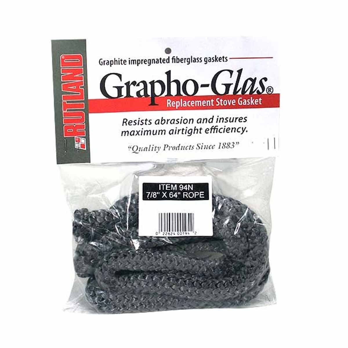 Rutland Grapho-Glass 7/8\" Rope Gasket