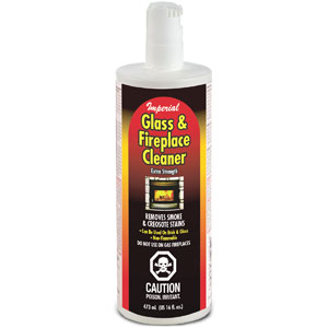 Gas Fireplace Glass Cleaner