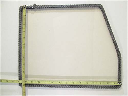 GLASS, FPX 36 A/E CLEAR, DBL #  DOORS, 15.000\" x 12.094\"